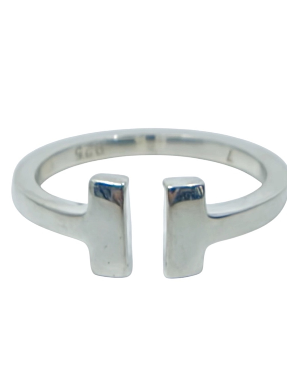 Sterling silver T wire ring - GM721